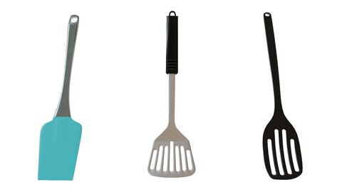 Spatula 3D Model Set