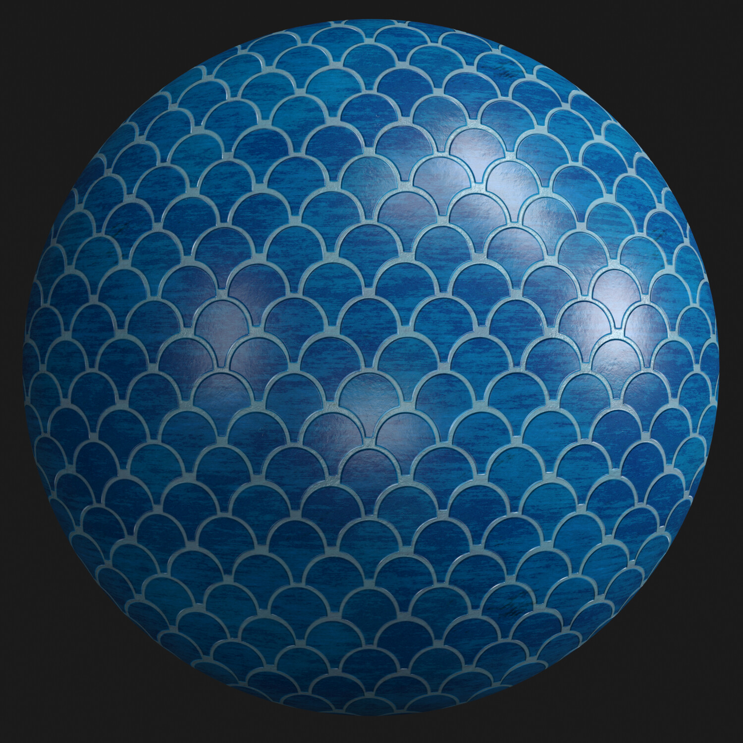 Fish Scales PBR Texture