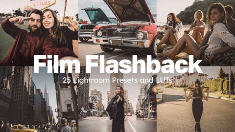 25 Film Flashback Lightroom Presets and LUTs