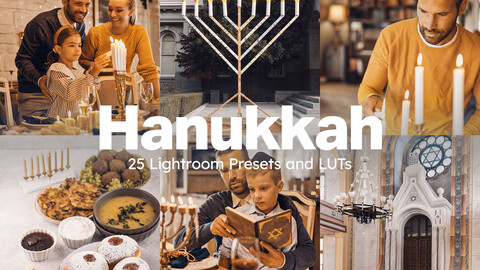 25 Hanukkah Lightroom Presets and LUTs