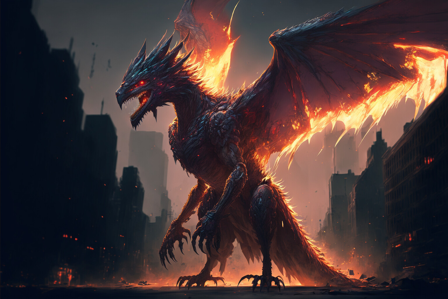 ArtStation - Flame Dragon (Dragon City)