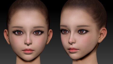 Woman Base Project (Retopologized)