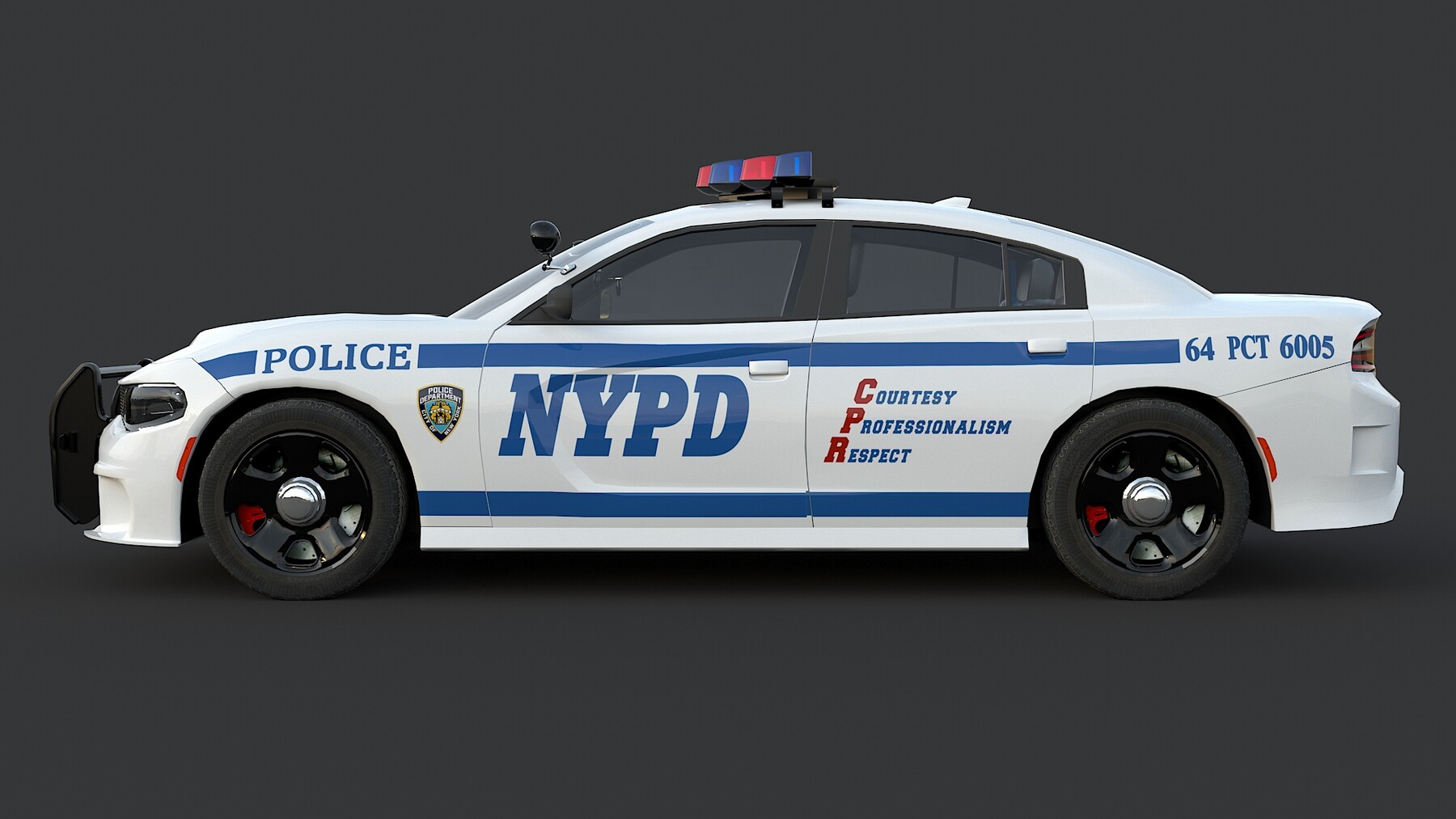 ArtStation - Dodge Charger New York Police Department NYPD | Game Assets