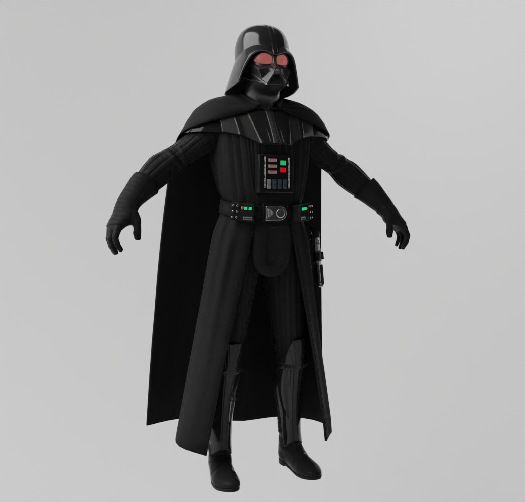 ArtStation - Darth Vader Lowpoly Rigged | Resources