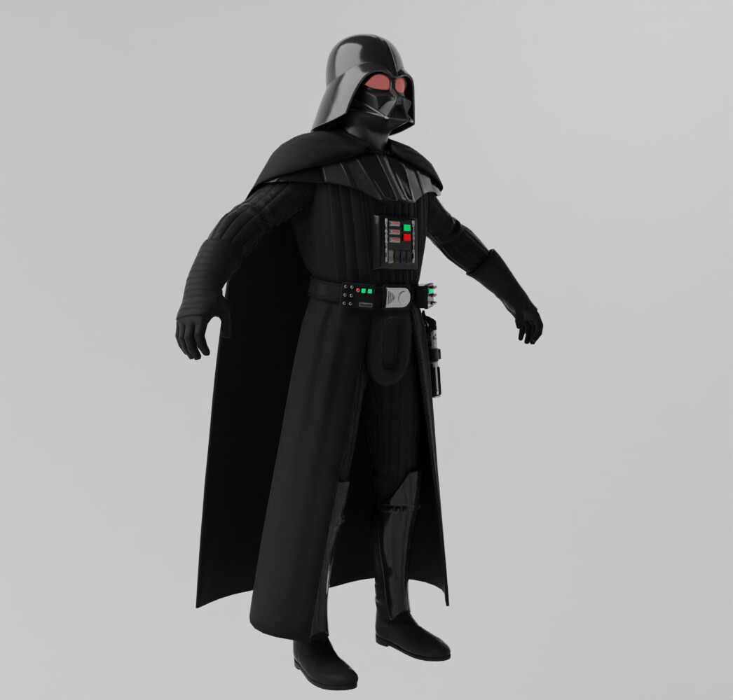 ArtStation - Darth Vader Lowpoly Rigged | Resources