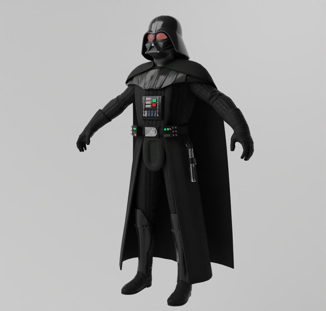 ArtStation - Darth Vader Lowpoly Rigged | Resources