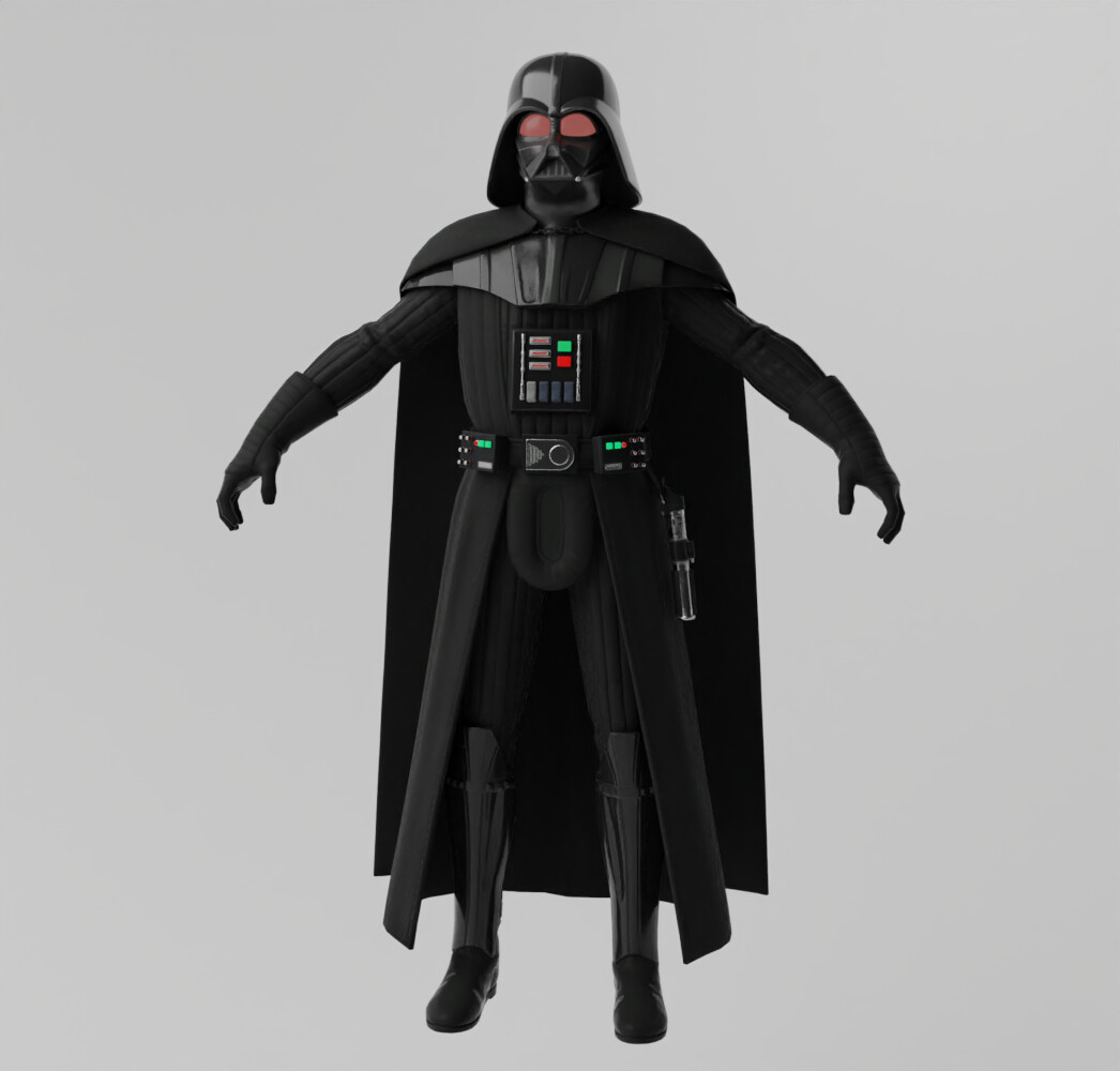 ArtStation - Darth Vader Lowpoly Rigged | Resources