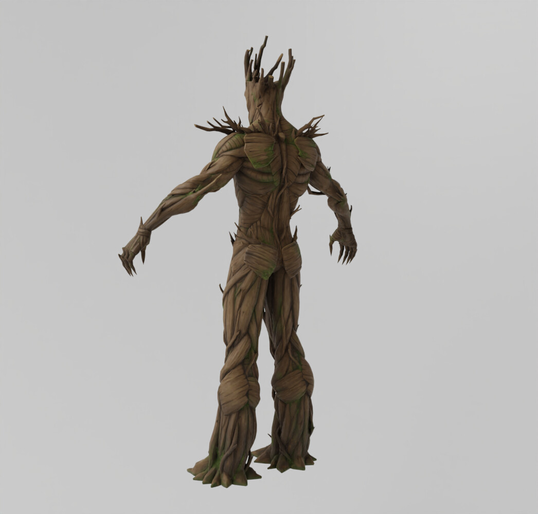 ArtStation - Groot Lowpoly Rigged | Resources