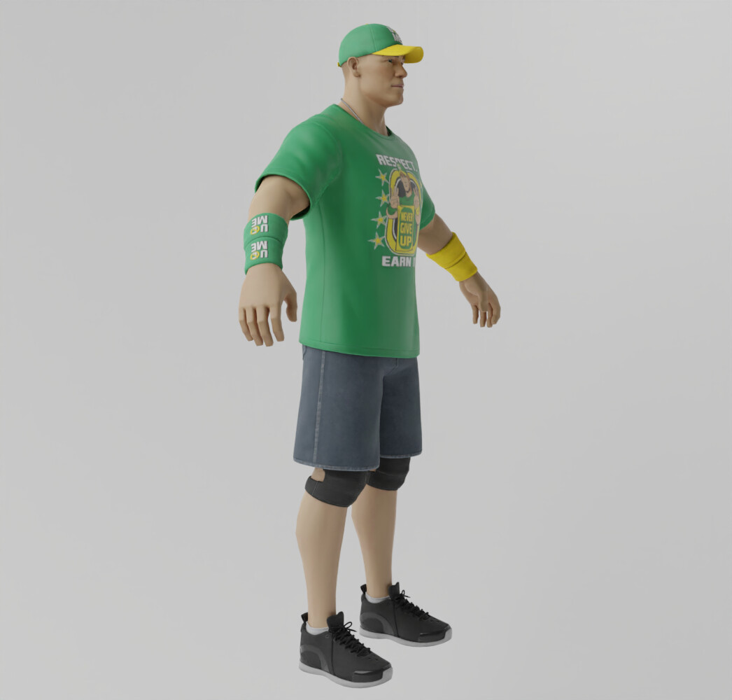 ArtStation - Jhon Cena Lowpoly Rigged | Resources
