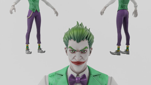 Joker Lowpoly Rigged