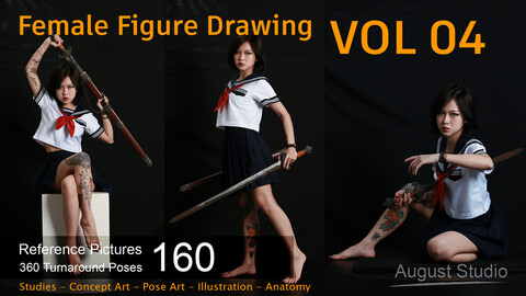 Female Figure Drawing - Vol 04 - Reference Pictures