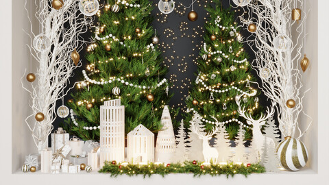 Christmas showcase_Green & white