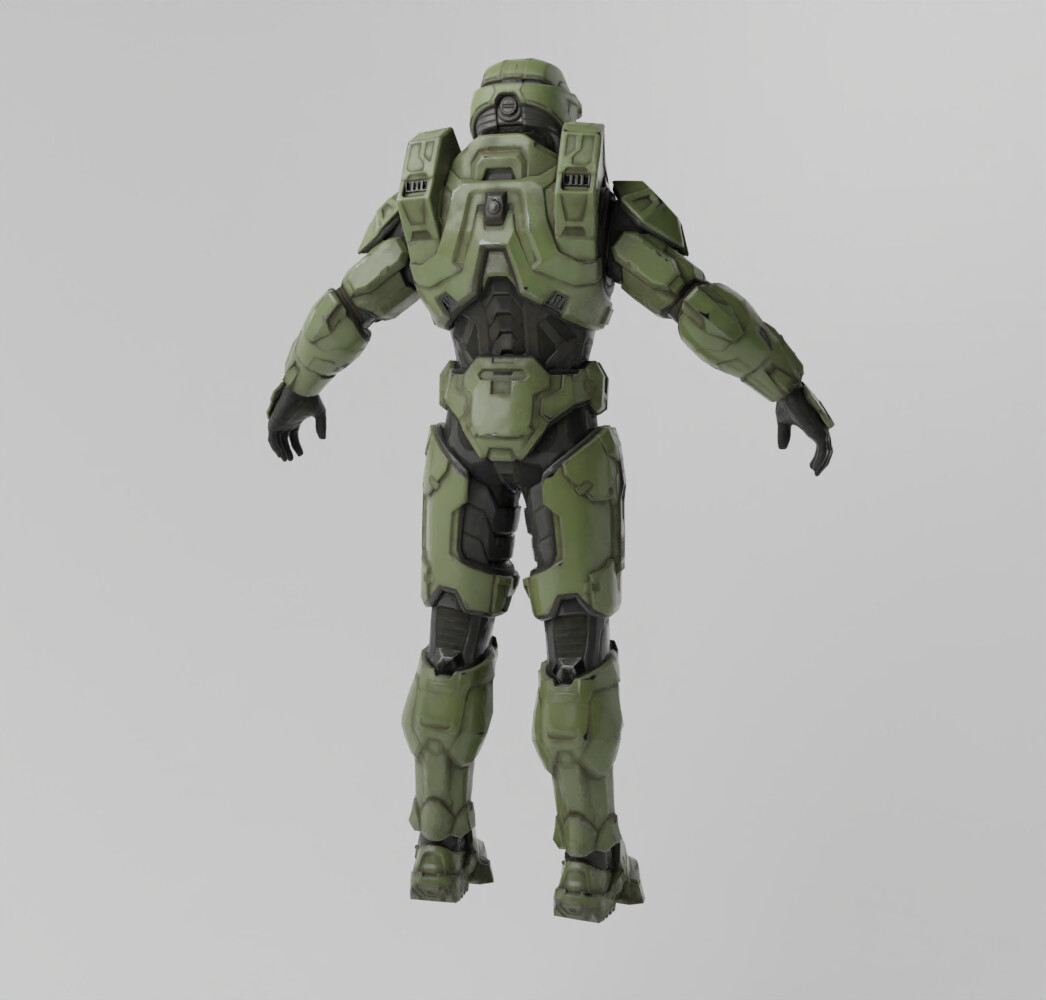 ArtStation - Master Chief Lowpoly Rigged | Resources