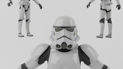 Stormtrooper Lowpoly RIgged