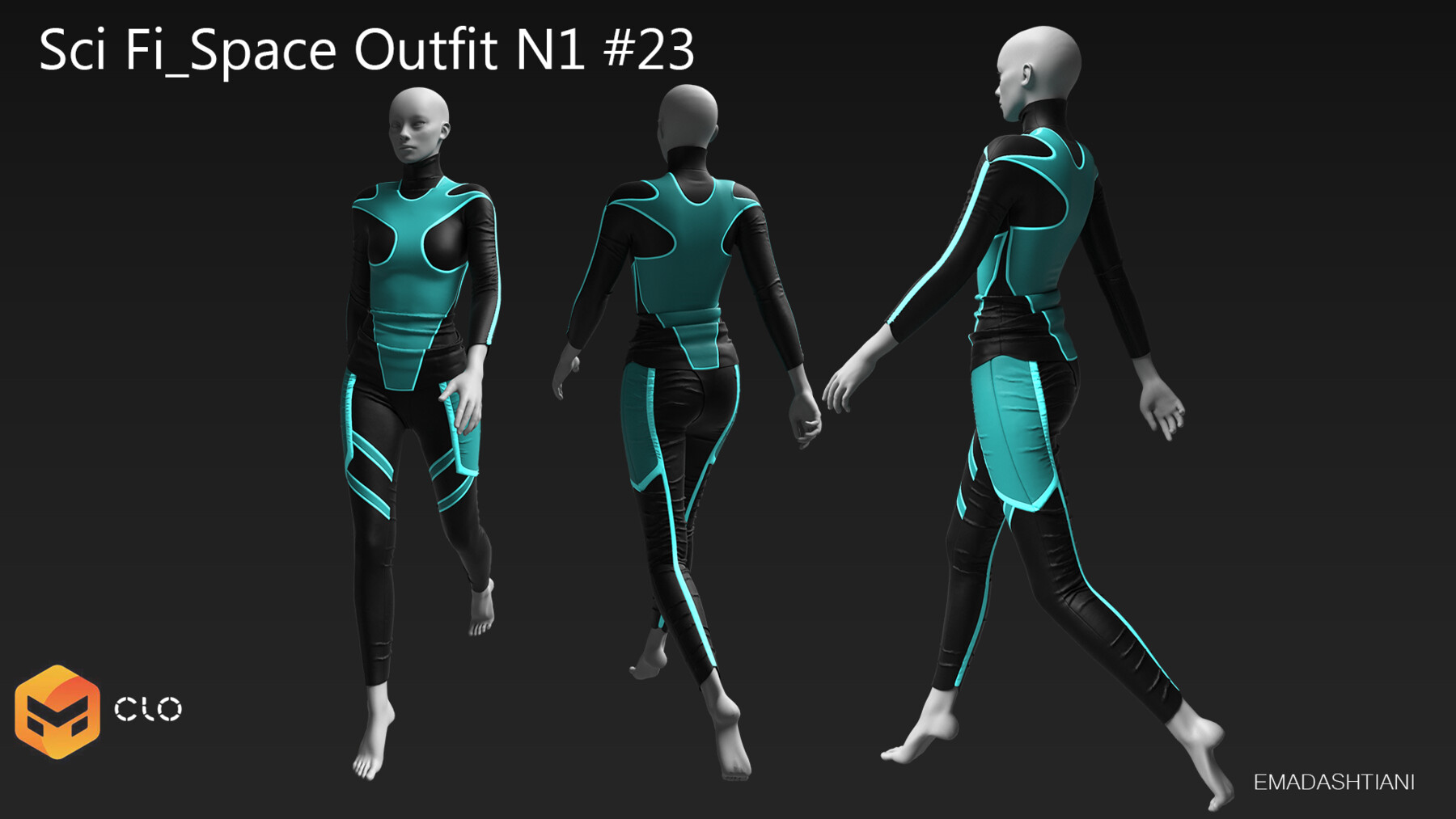 ArtStation - Sci-fi male outfit #1 / Marvelous Designer
