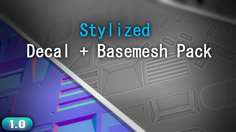 Stylized Decal + Basemesh Pack 1.0 - Free Sample Available