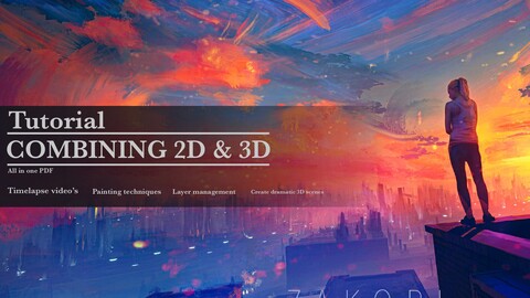 Creating Art Using 2D & 3D Tutorial - Zakori