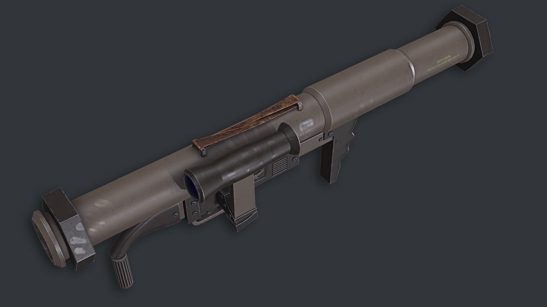 ArtStation - Rocket Launcher Game Ready 4 | Game Assets