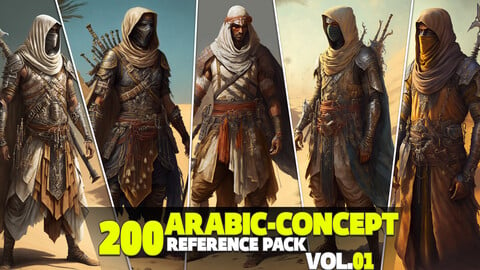 200 Arabic-Concept Reference Pack Vol.01