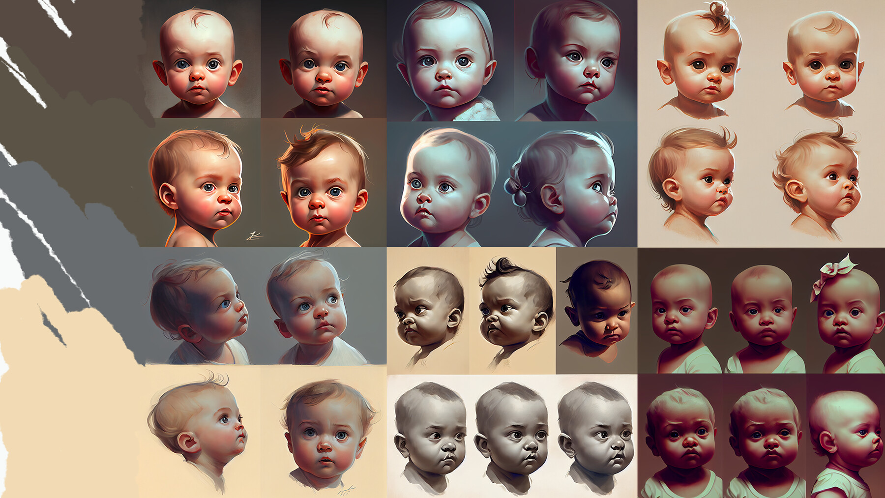 Baby Studies – 1 – Watercolor Journal