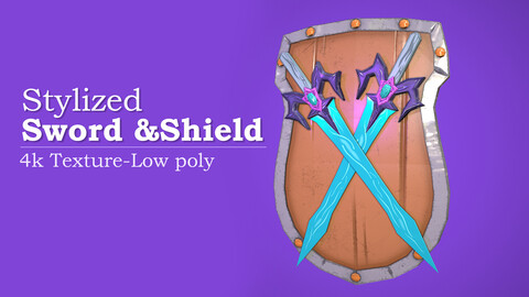 Stylized Sword & Shield