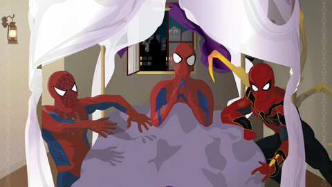 A Spider-man Christmas Carol (Fan Art)