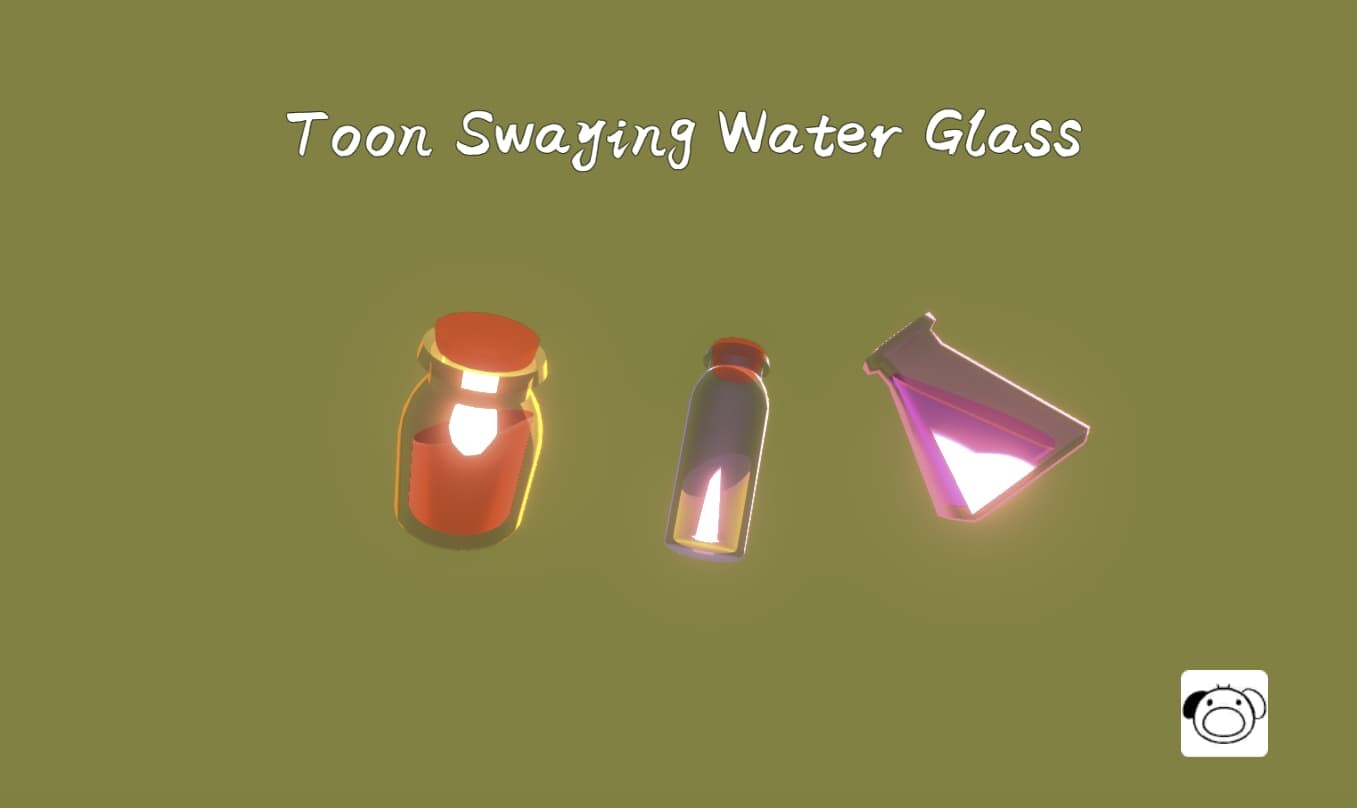 ArtStation - Unity Shader - Toon Swaying Water Glass | Game Assets