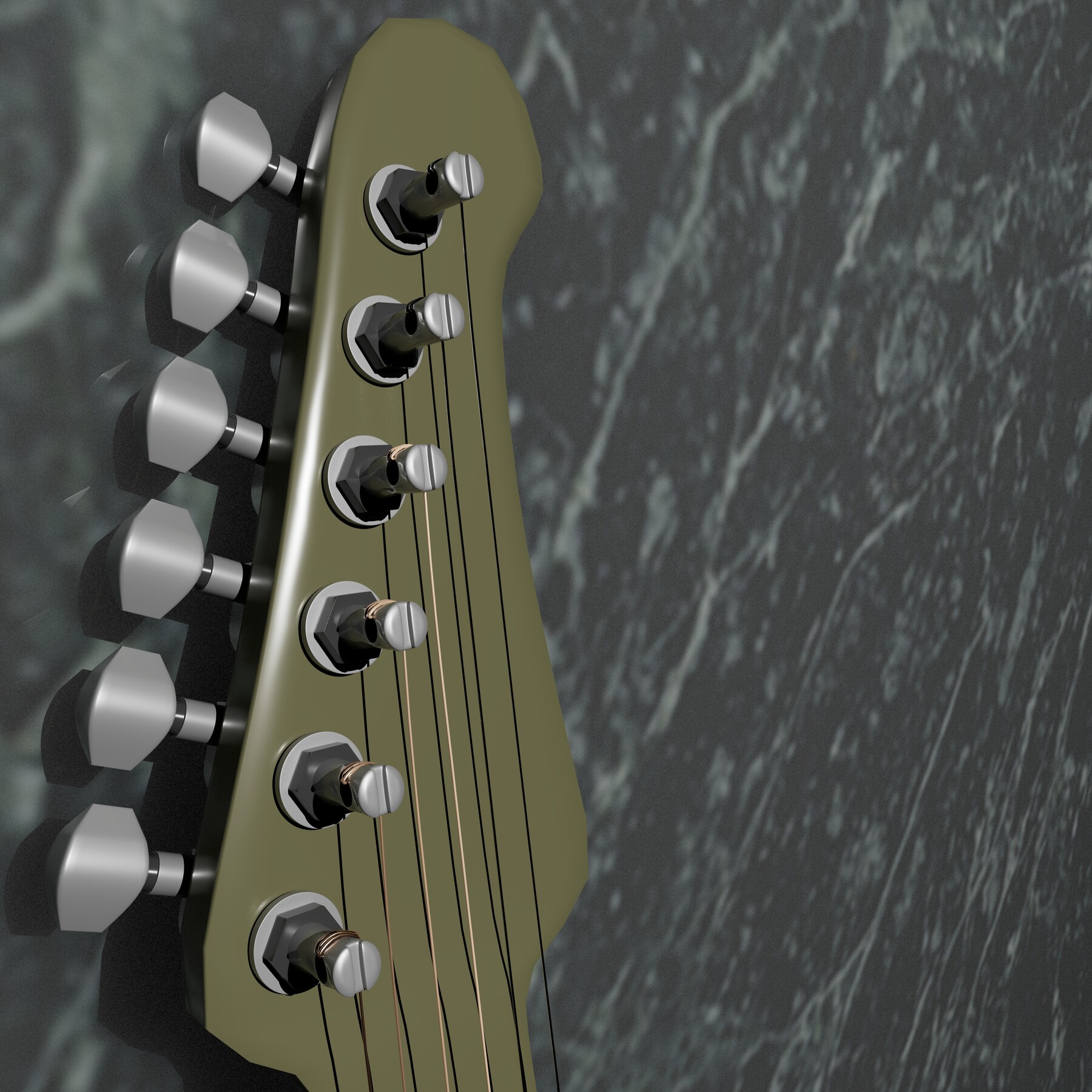 ArtStation Electric Guitar Game Assets