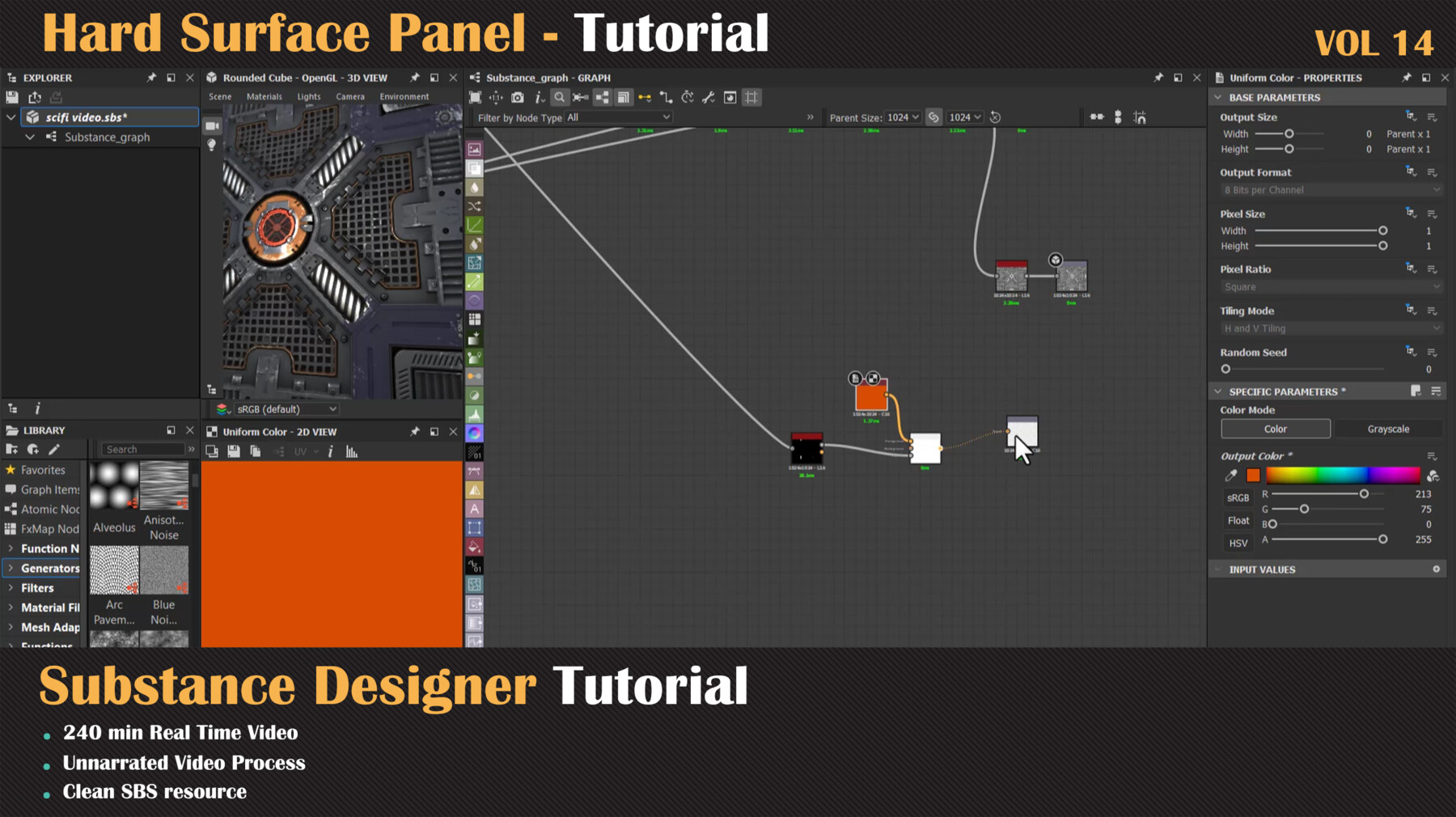 ArtStation - Hard Surface Panel Tutorial - VOL 14 | Tutorials