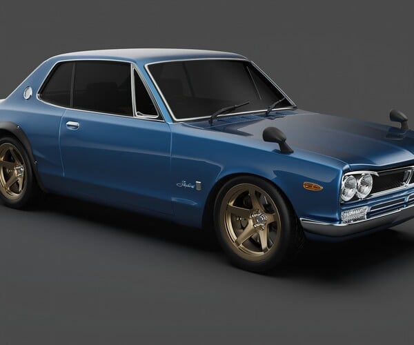 ArtStation - Nissan Skyline 2000 GT | Game Assets