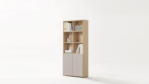 Tio grid bookcase storage type 5 columns 80cm