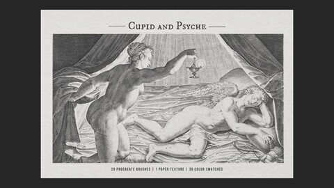 Cupid and Psyche Procreate Kit