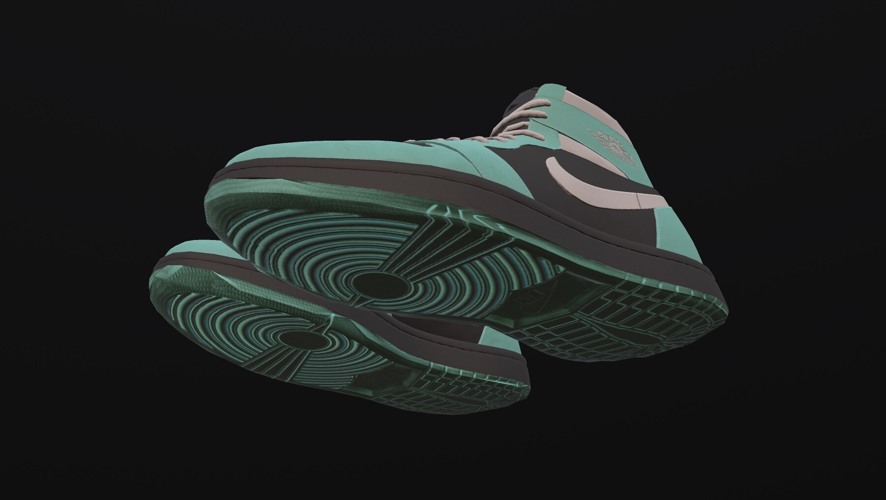 ArtStation - Nike Air Jordan 1 Shoes Low-poly | Game Assets