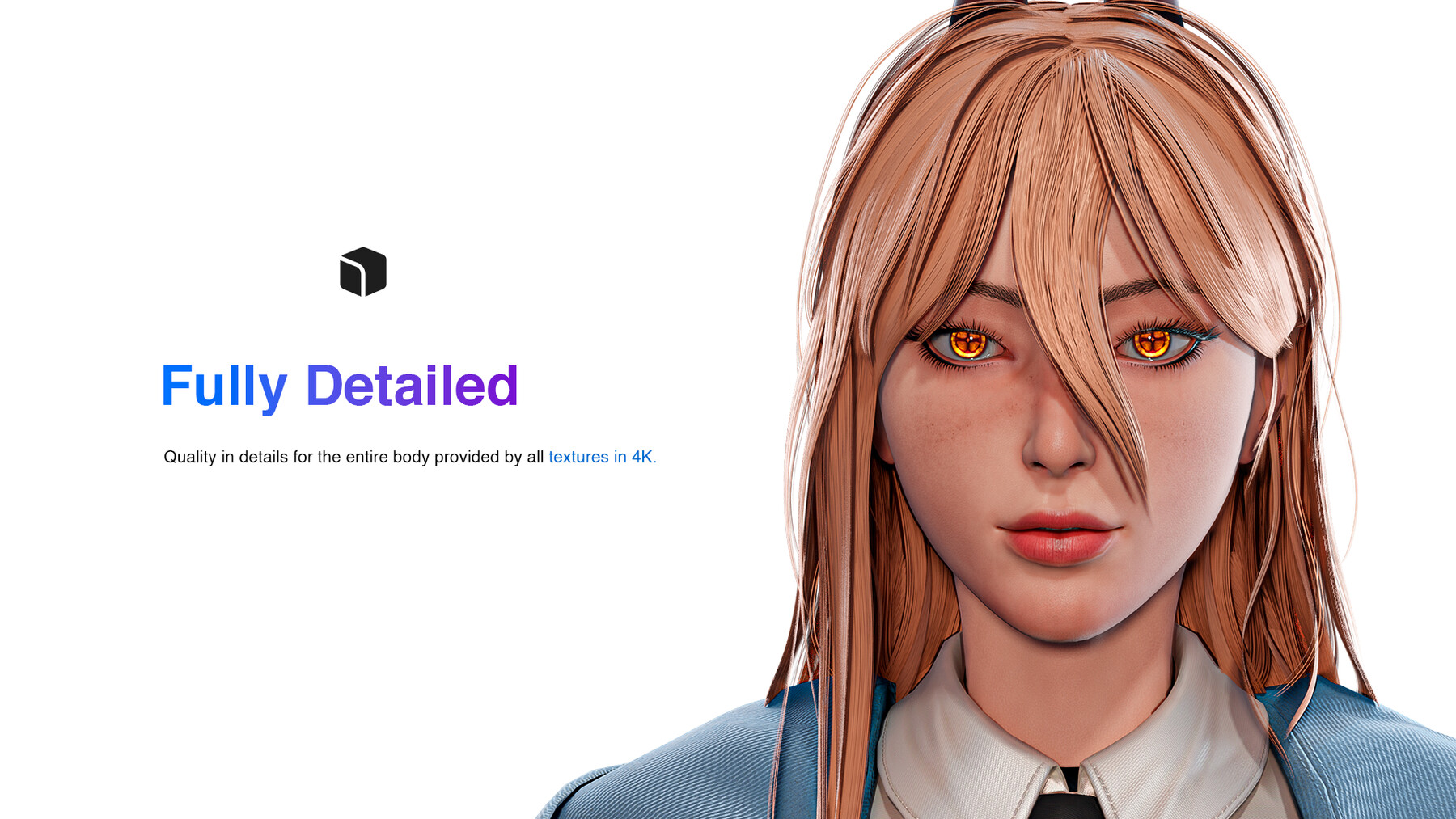 ArtStation POWER CHAINSAWMAN Game Ready 3D model UE4 Game Assets