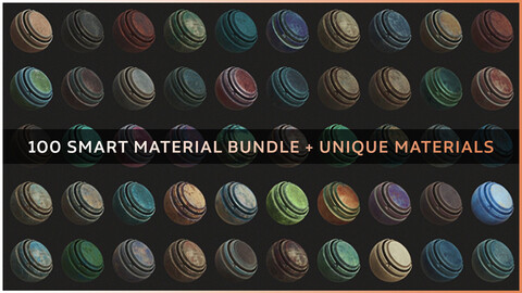 100 Smart Material Bundle + Tutorial + Unique Materials