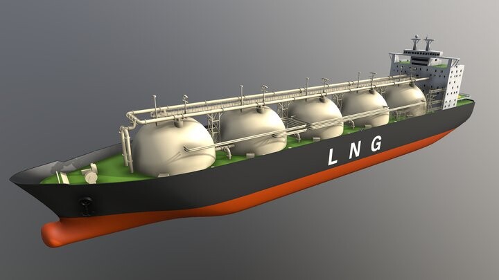 ArtStation LNG Ship Game Assets artstation-lng-ship-game-assets