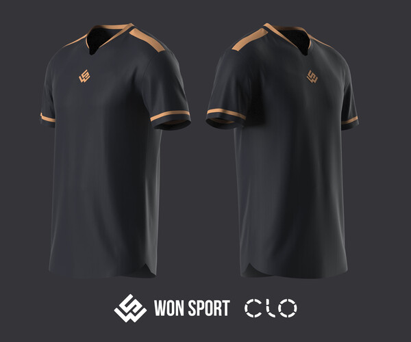 ArtStation - kappa KOMBAT PRO Football Shirt for CLO3D & Marvelous Designer