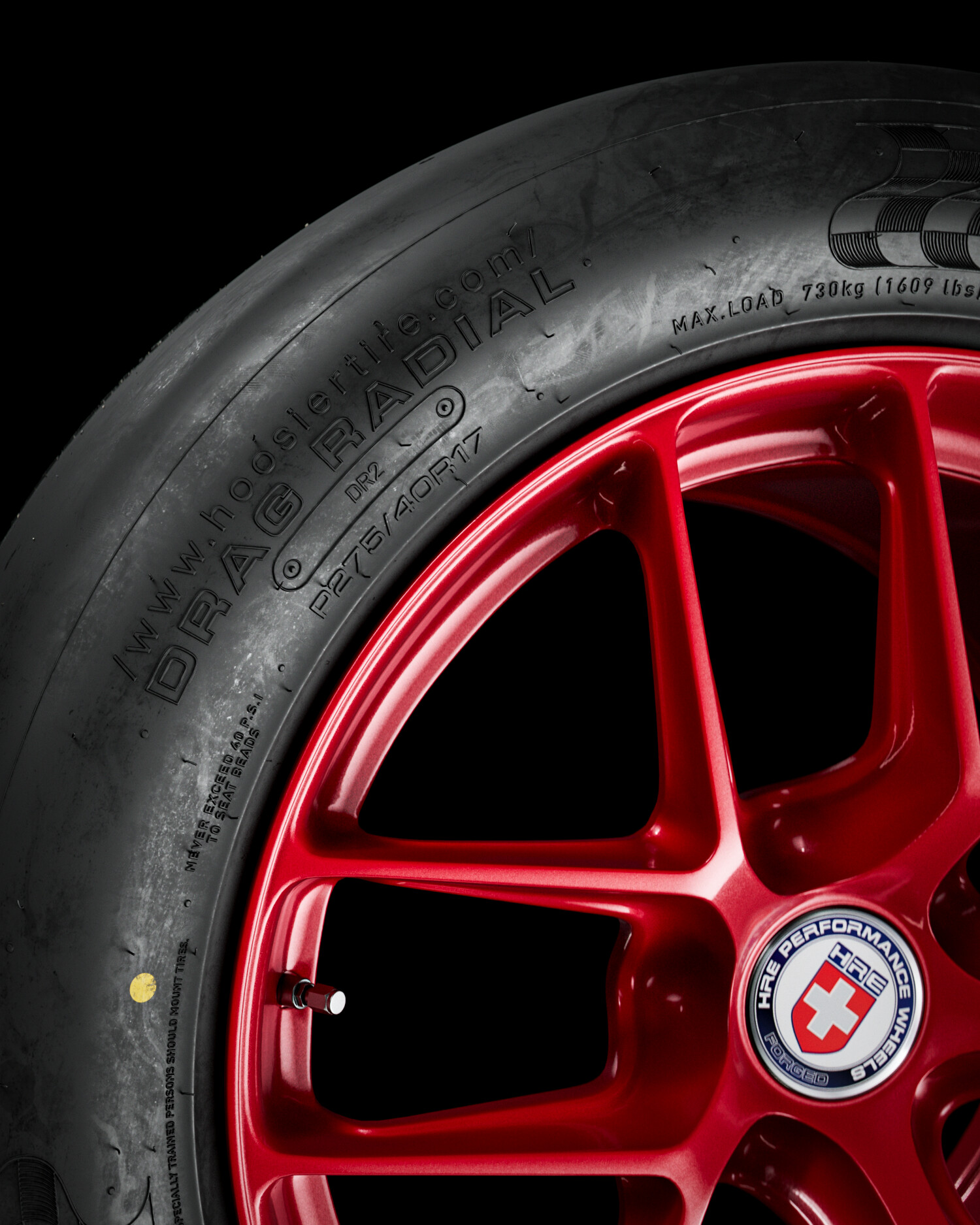 ArtStation - Hoosier D.O.T. Drag Radials DR2 Slick • 275/40 R17 (Real ...