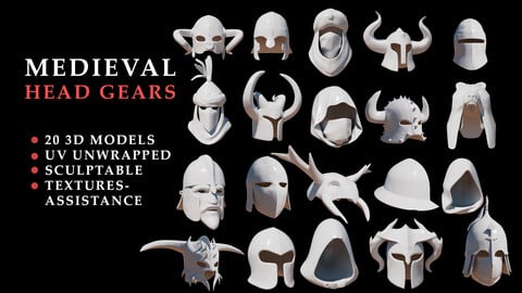Medieval Outfit Helmets