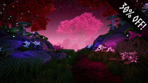 Fantasy Forest - Magic Forest - Elven Forest - Stylized Forest