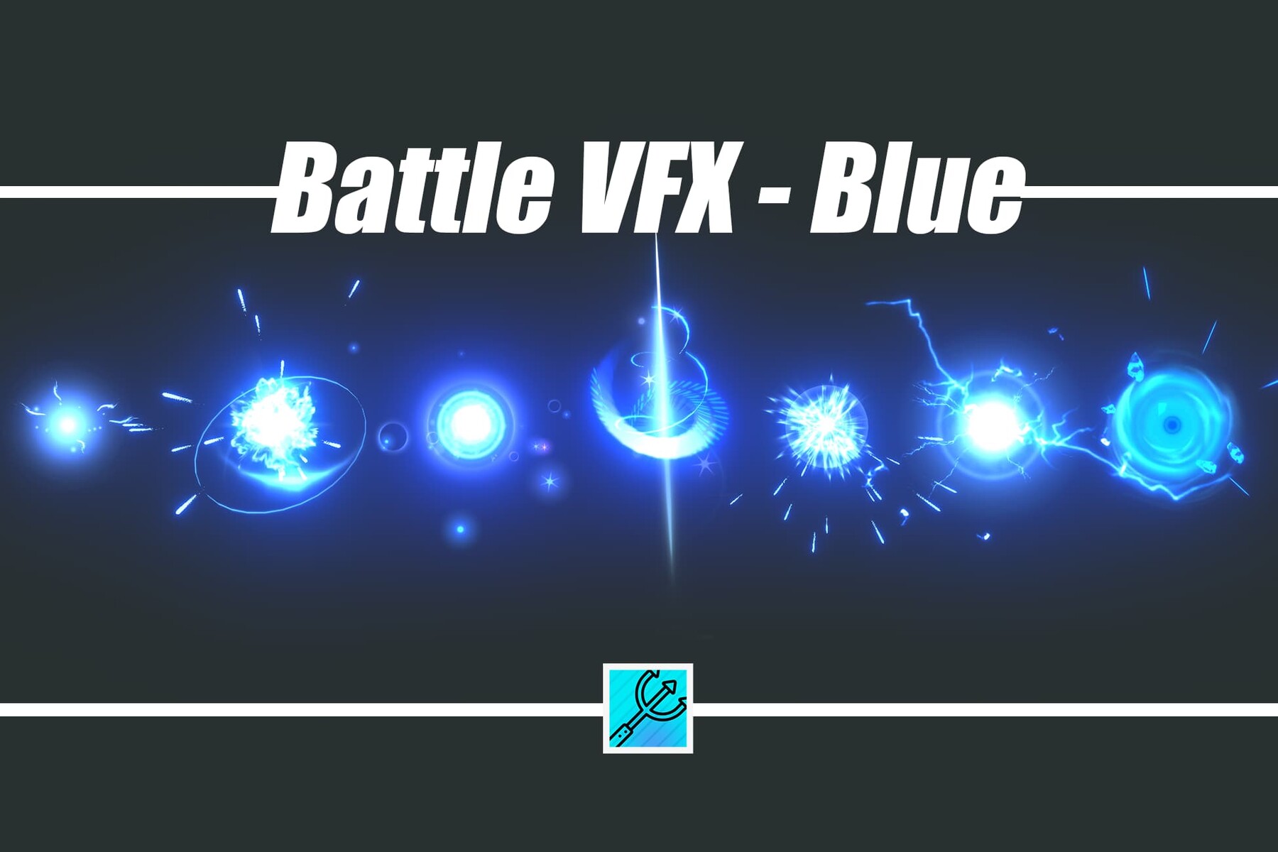 ArtStation - Battle VFX - Blue | Game Assets