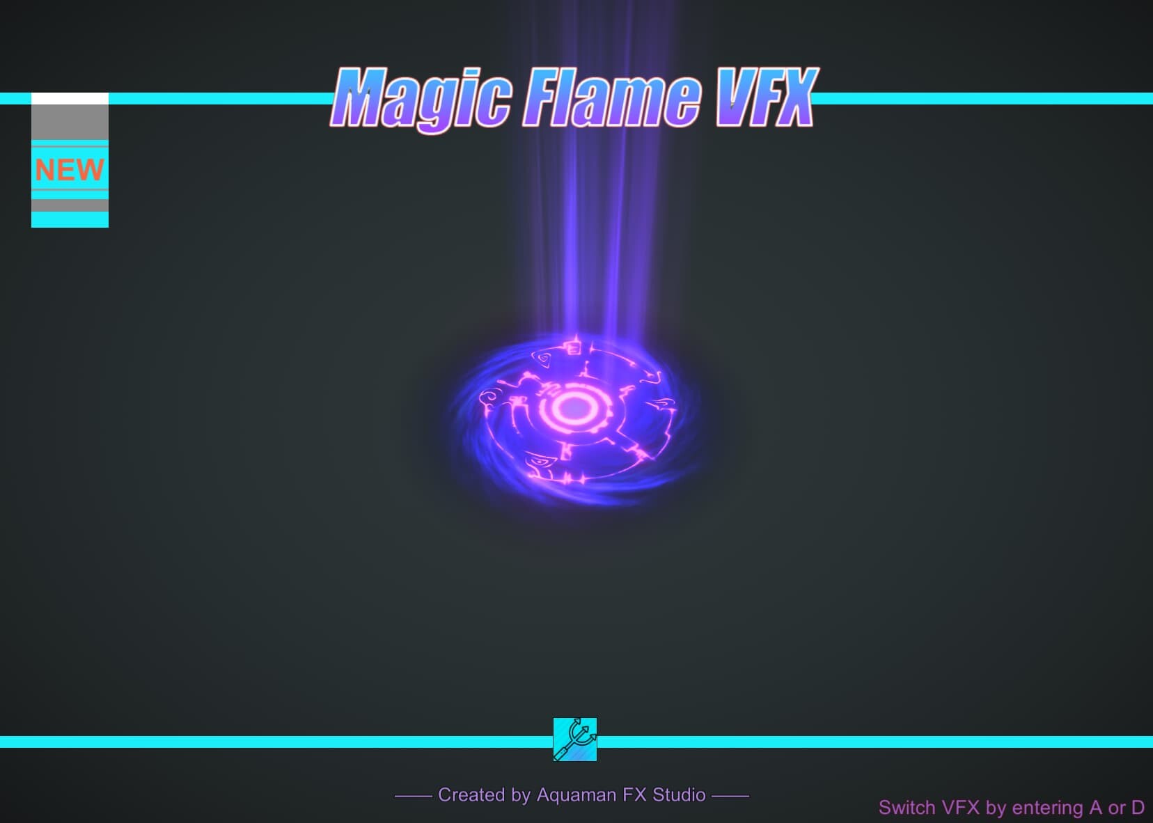 ArtStation - Unity Magic Flame VFX 2 Effect (Black Magic) | Game Assets