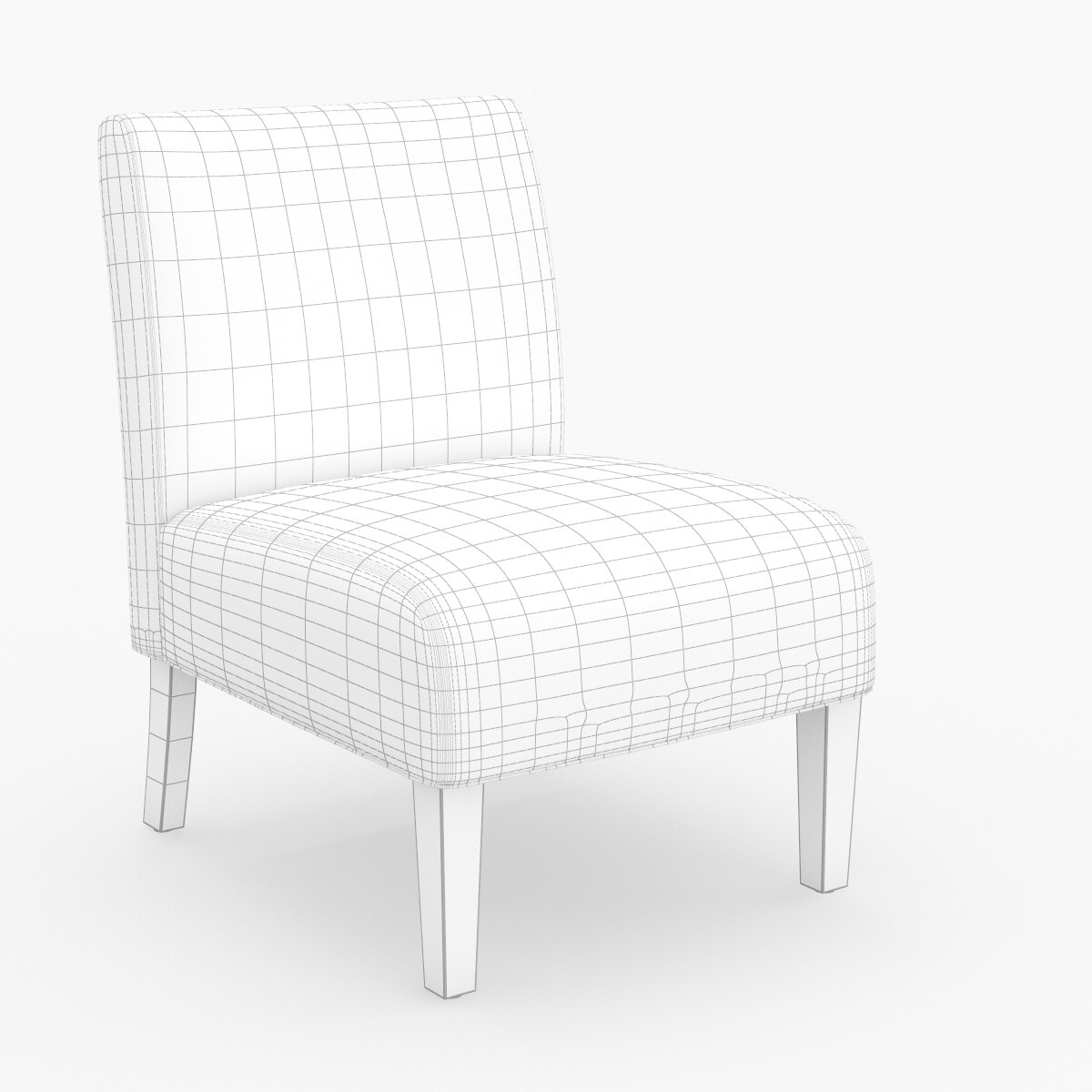 ArtStation Christopher Knight Home Kassi Fabric Accent Chair 3D Model