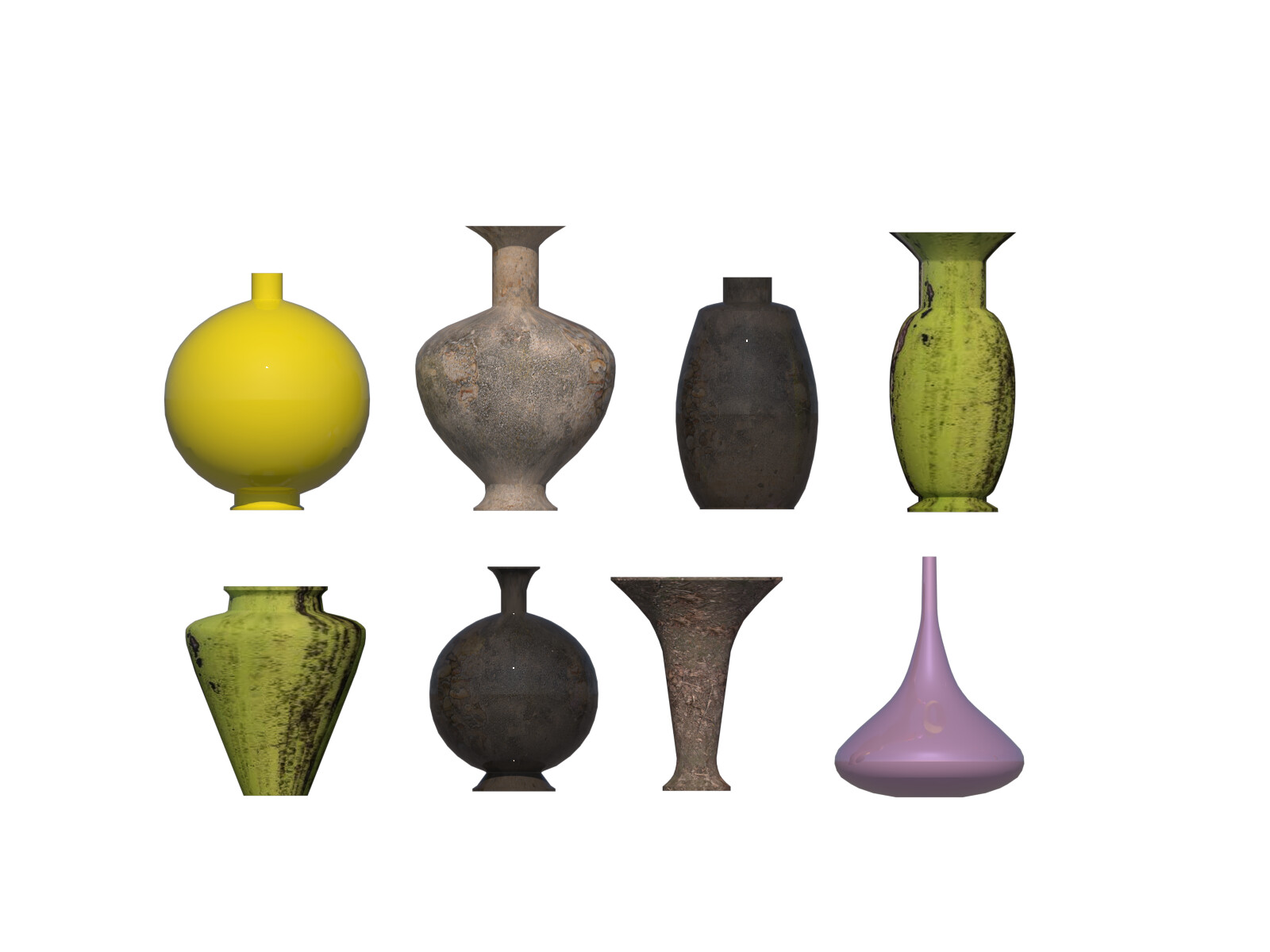 ArtStation Collection set of 40 Decorative Pitchers, Bowls and Plates