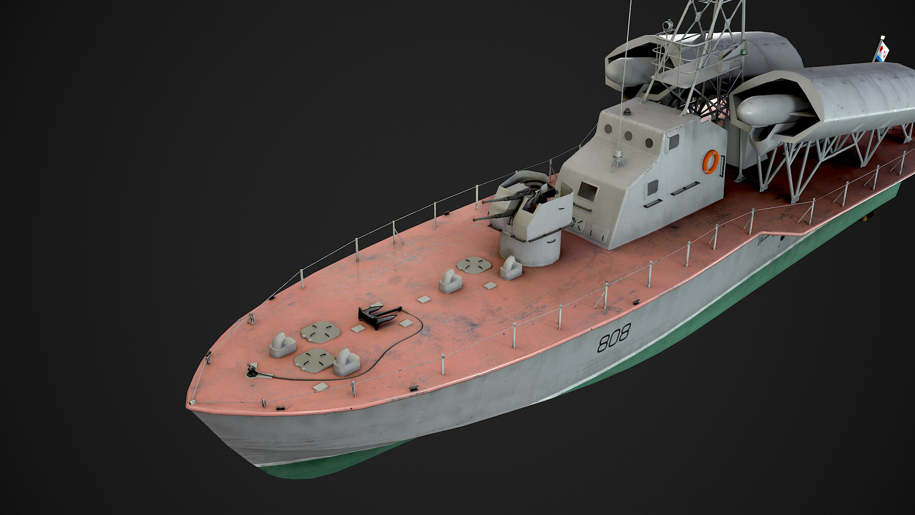 MODEL BOAT STANCRAFT MINI MISSILE