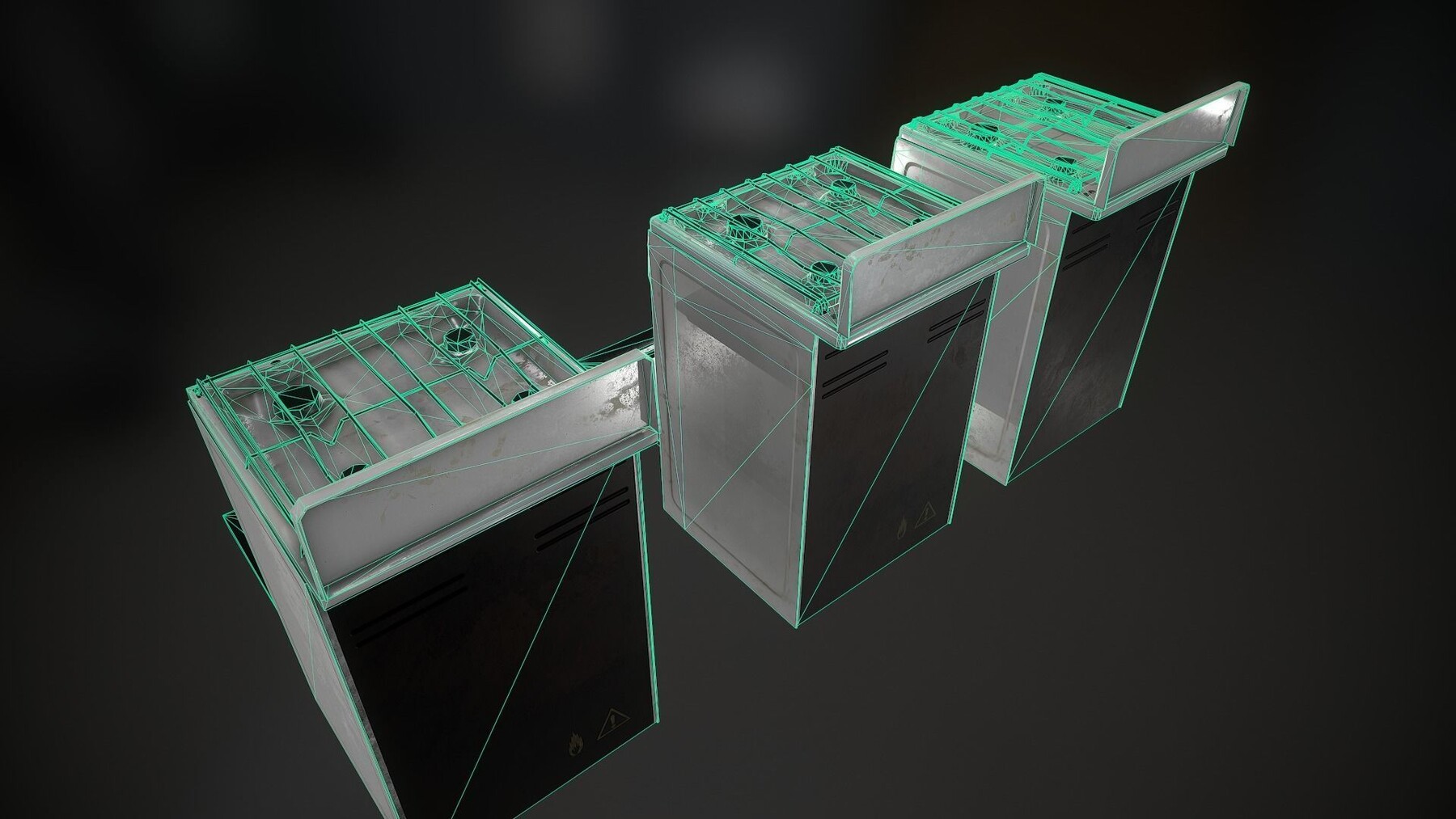 ArtStation Gas Stove Game Assets