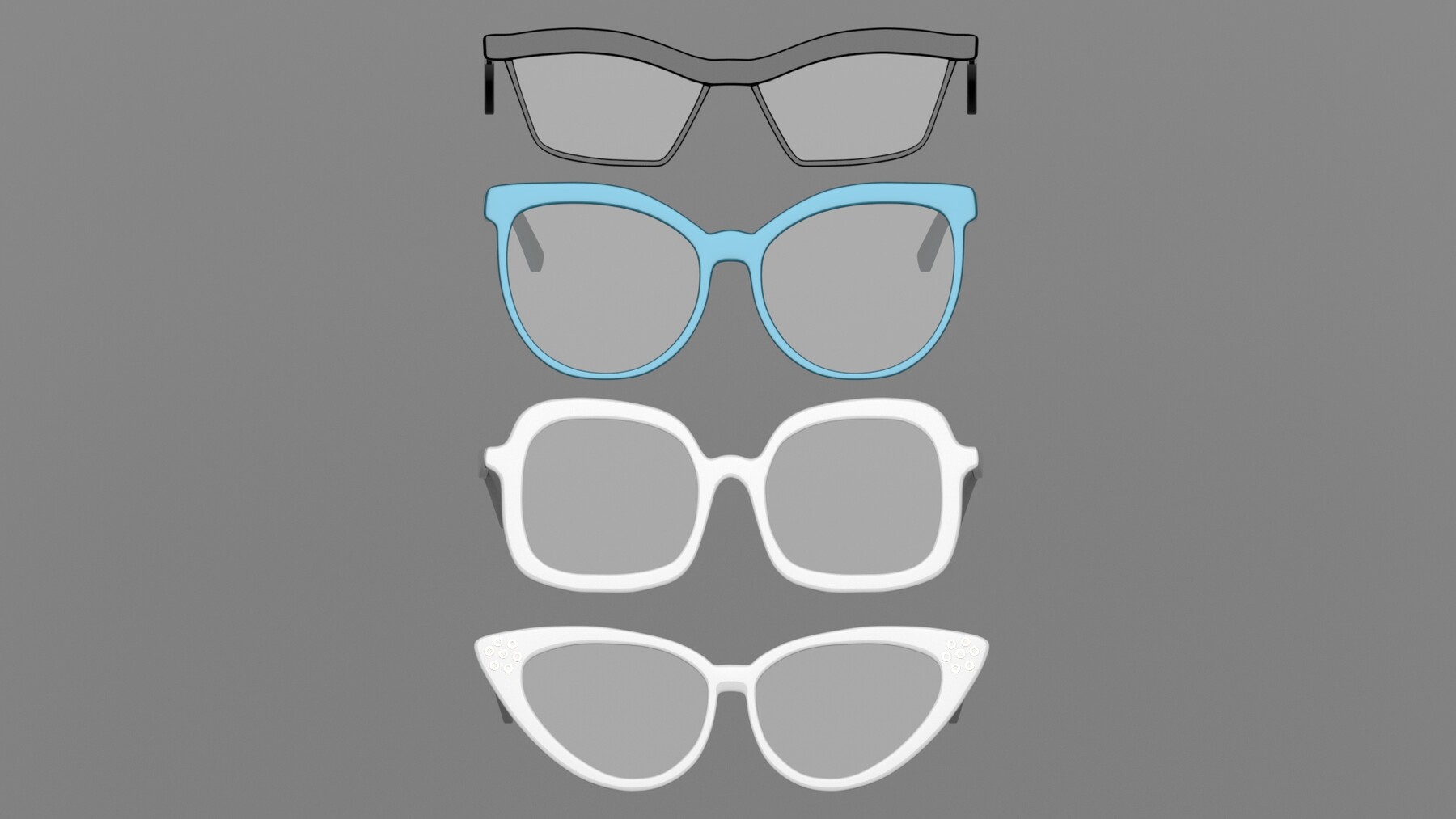ArtStation Eyeglasses Game Assets
