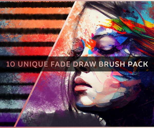 ArtStation Adobe Fade Draw ABR Brush Pack Brushes