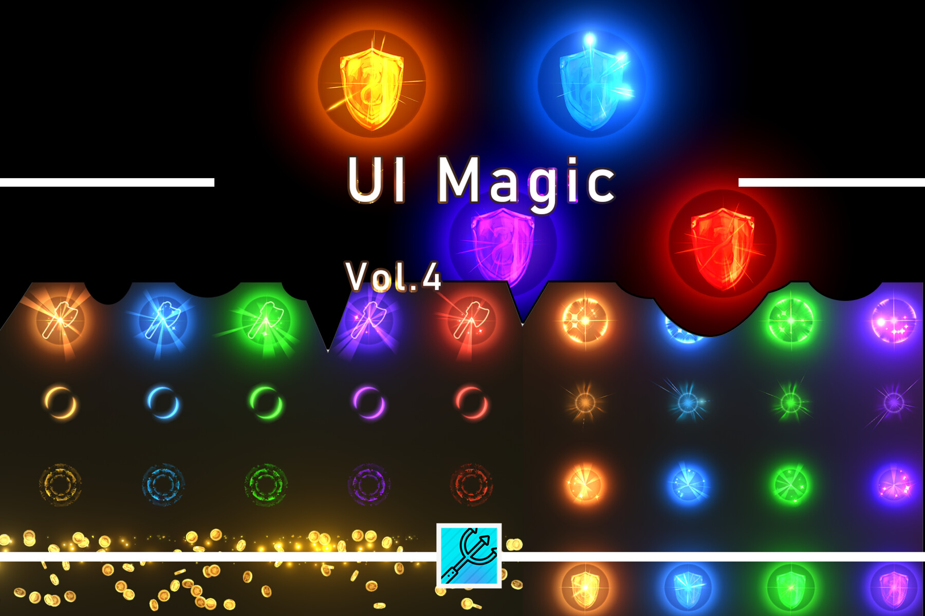 ArtStation - Unity UI Magic Vol.4 / Visual Effects | Game Assets