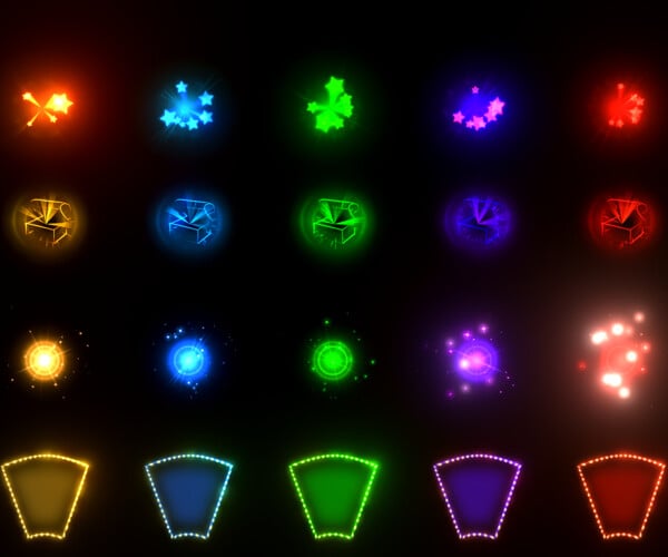 ArtStation - Unity UI Magic Vol.4 / Visual Effects | Game Assets